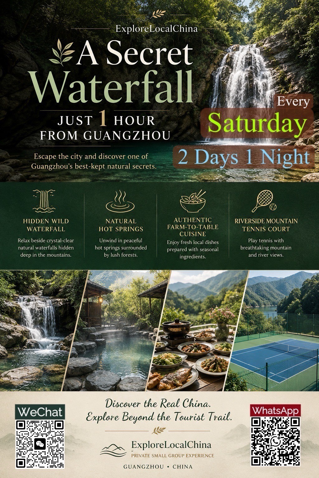 🌿 A Secret Waterfall Just 1 Hour From Guangzhou